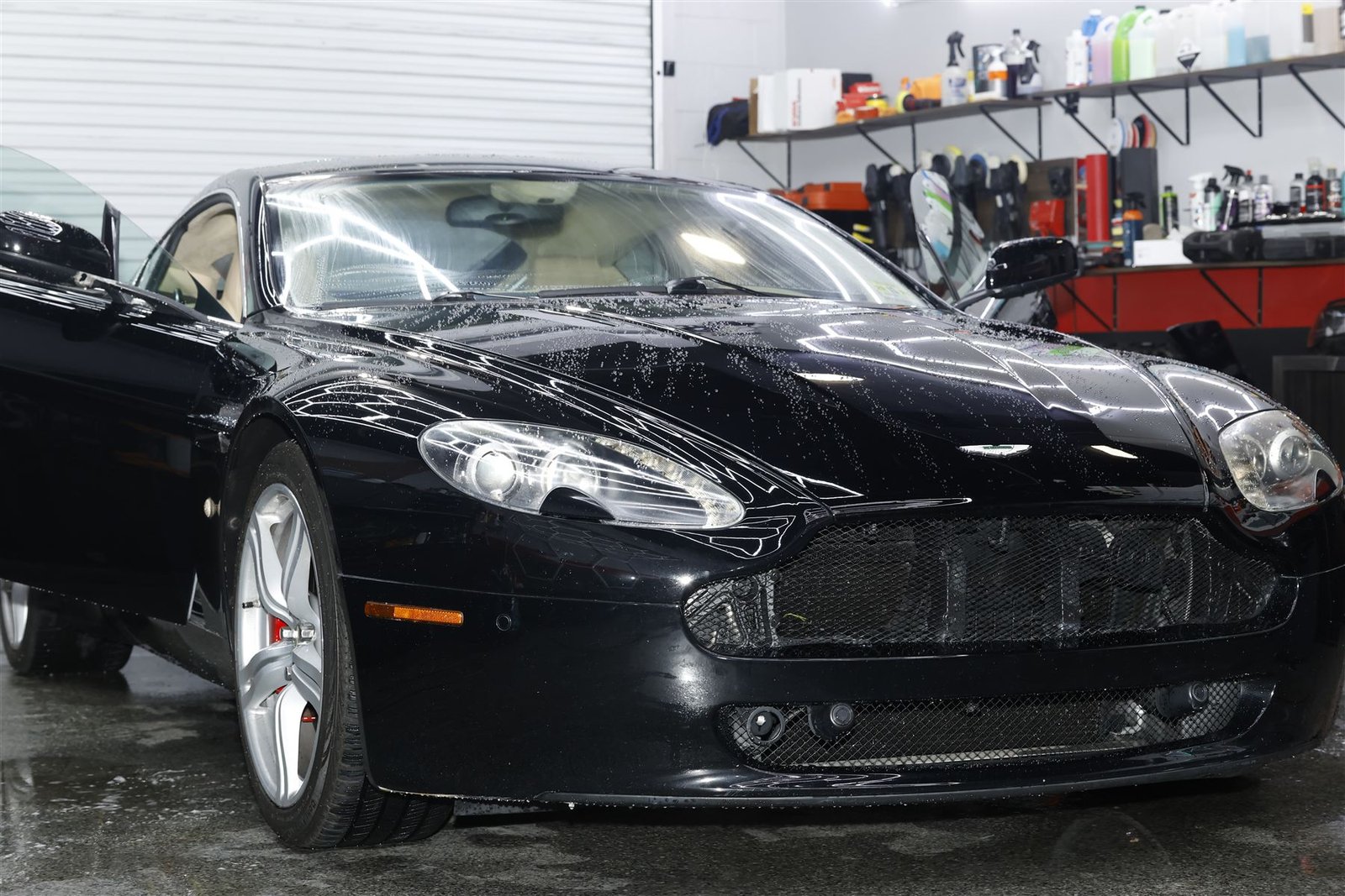 Aston Martin Vantage after detailing